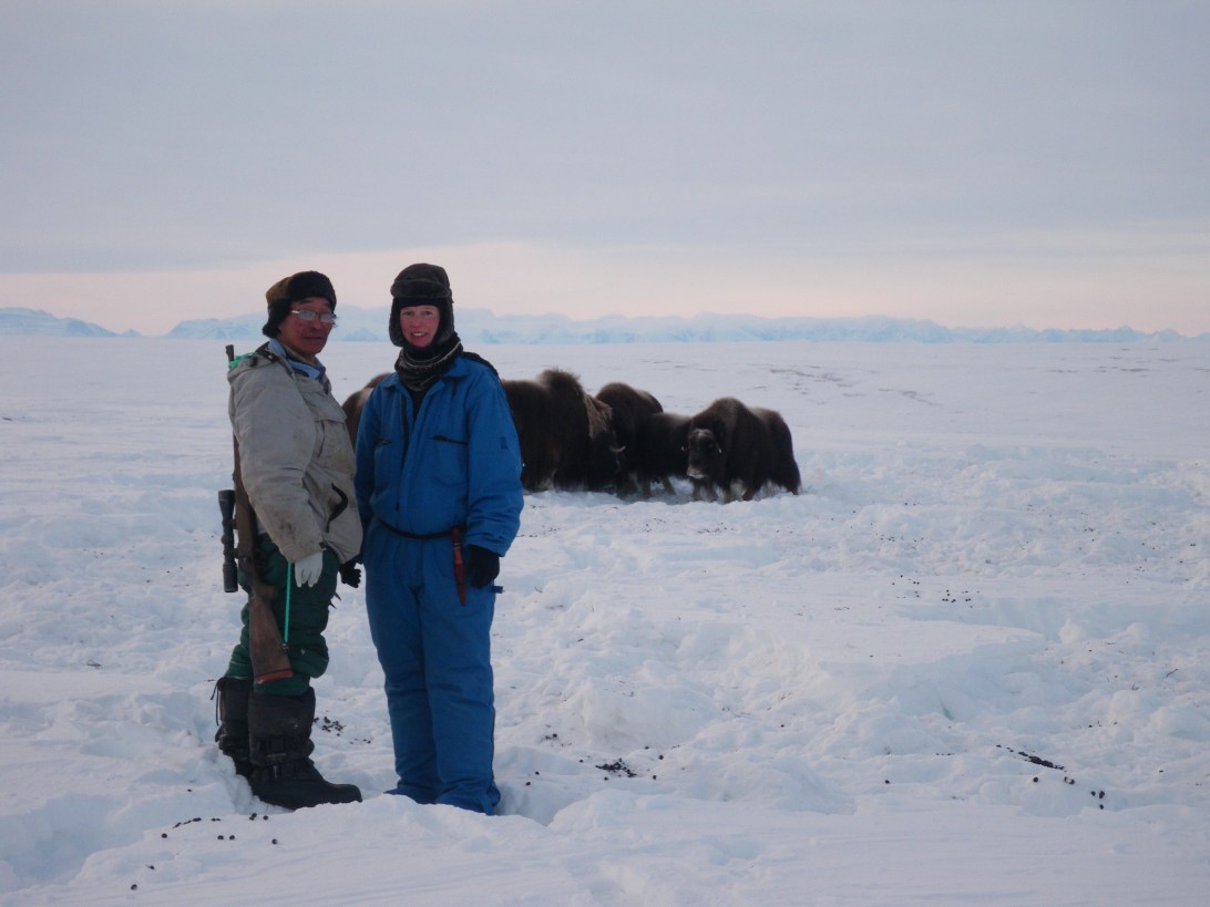 Johan Arqe and Ruth Kühn, Moskox-Hunting in Jameson Land